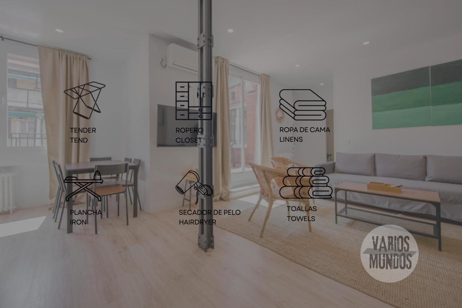 Atico X9 Pax Con Gran Terraza En El La Latina Appartement Madrid