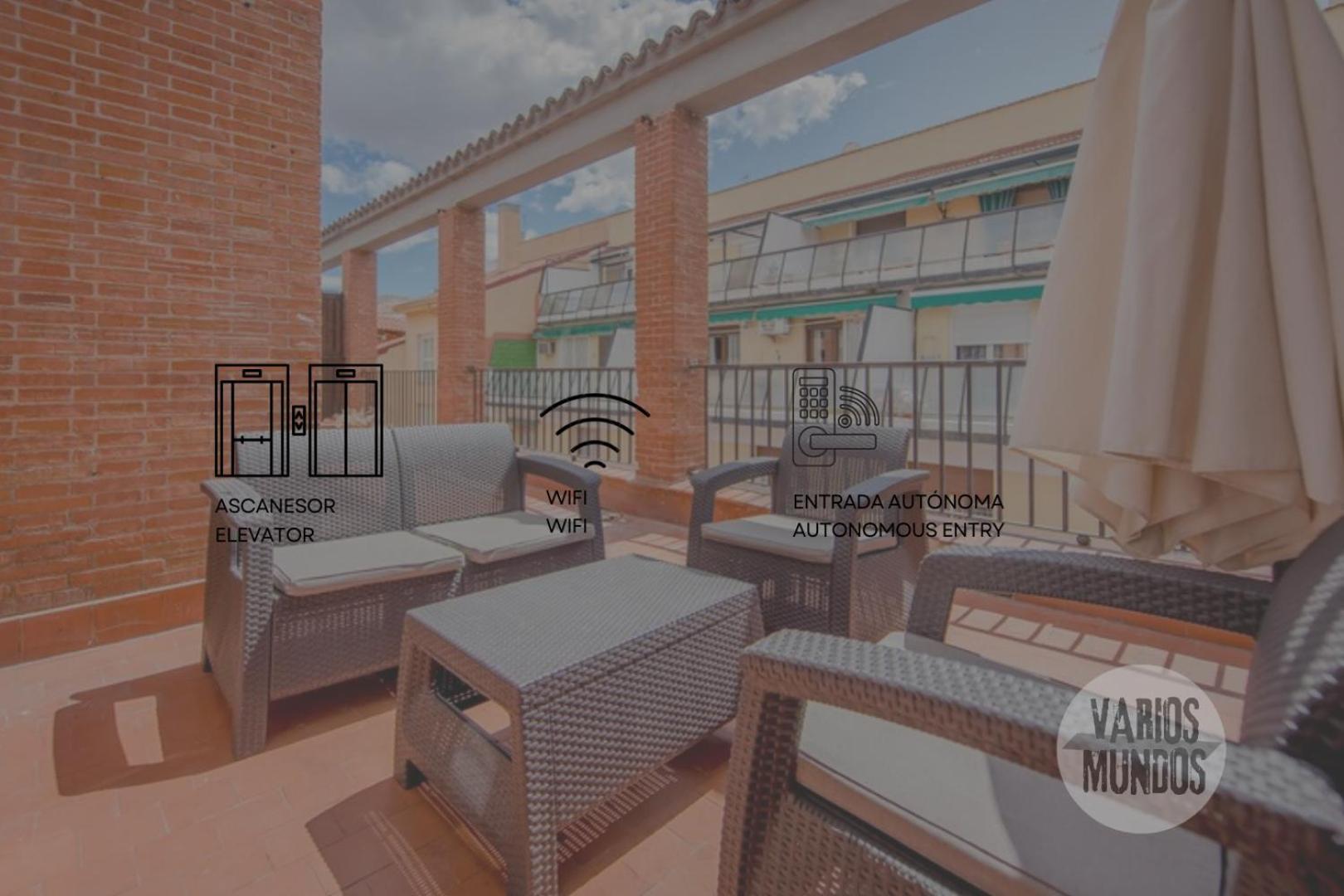 Atico X9 Pax Con Gran Terraza En El La Latina Appartement